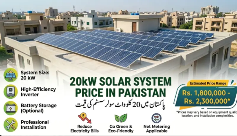 20kw solar system price in Pakistan