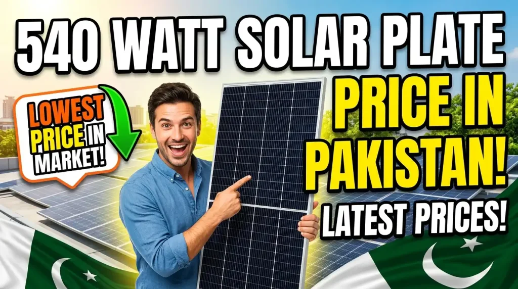540 watt solar plate price in pakistan