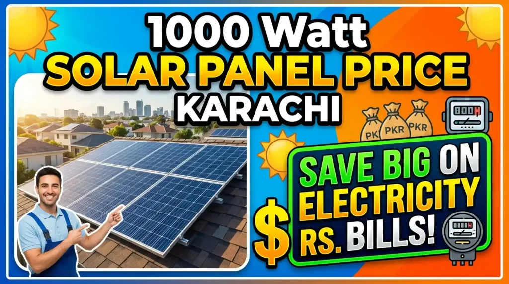 1000 Watt Solar Panel Price in Karachi