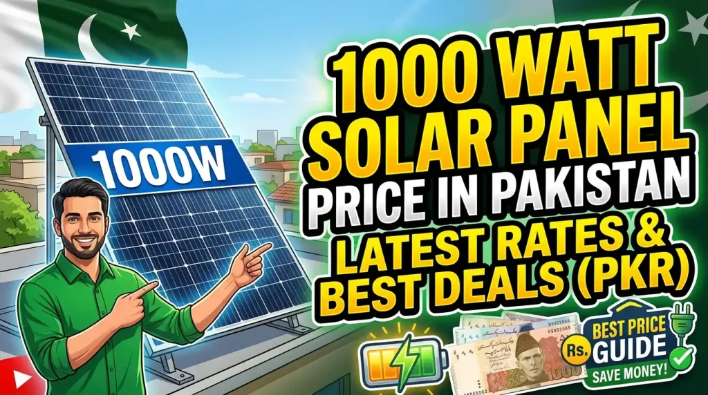 1000 Watt Solar Panel Price in Pakistan 