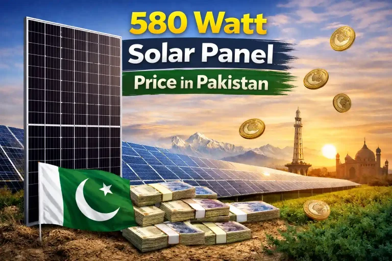 580 watt solar panel price in Pakistan