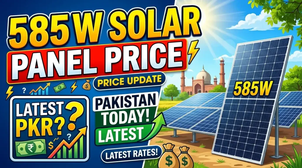 585 watt solar panel price in pakistan today