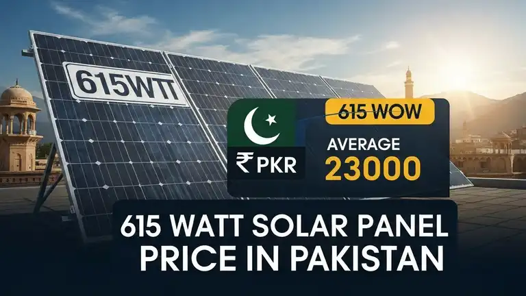 615 watt solar panel price in Pakistan