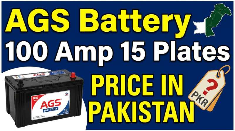 AGS Battery 100 Amp 15 Plates Price in Pakistan