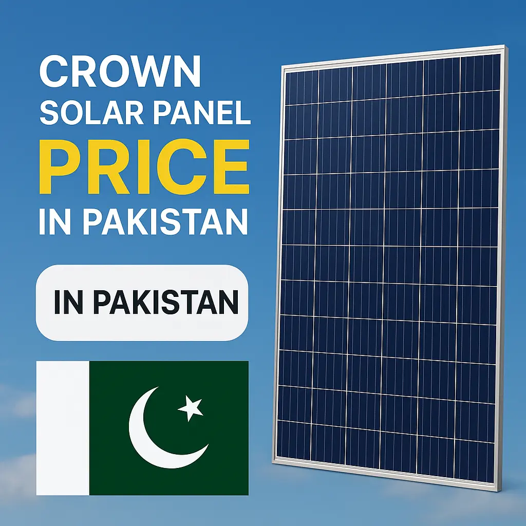 crowns solar panels price in pakistan