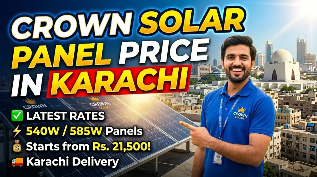 Crown Solar panel price in Karachi