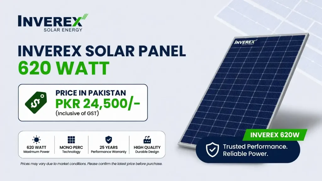 Inverex Solar panel 620 Watt price in Pakistan