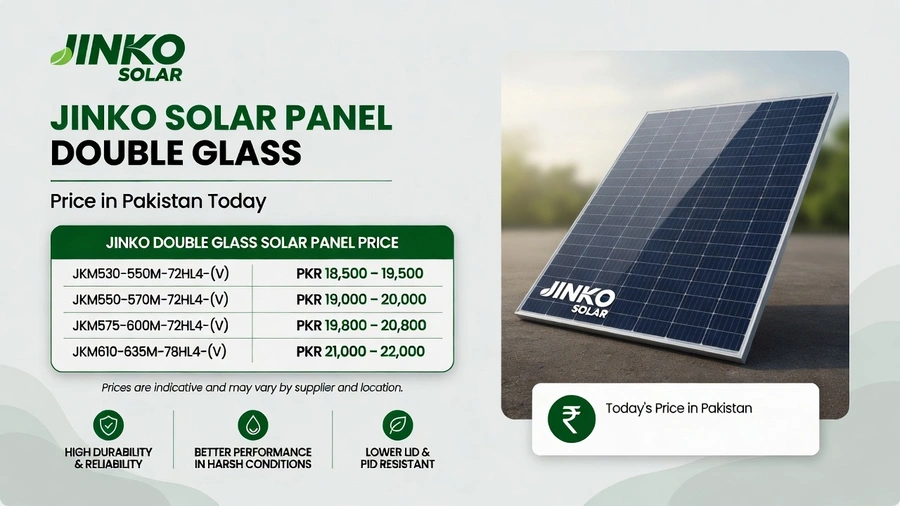 Jinko solar panel price in pakistan Double Glass