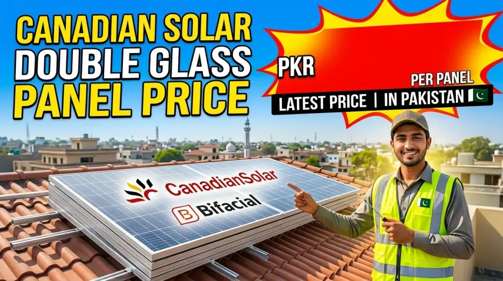 canadian double glass solar panel price in pakistan