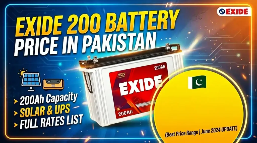 exide 200 battery price in pakistan​

