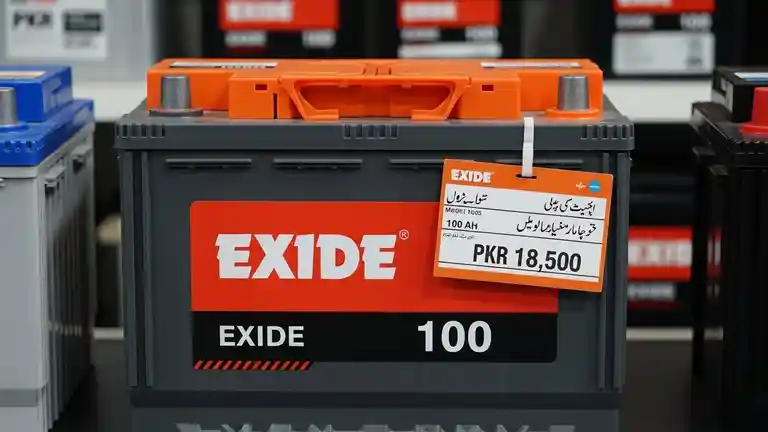 Exide battery price in Pakistan 100