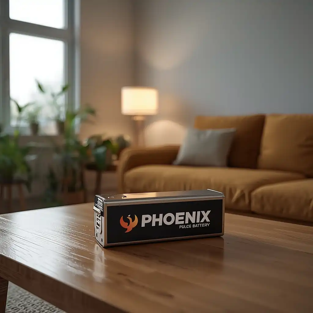 Medium size Phoenix battery at home