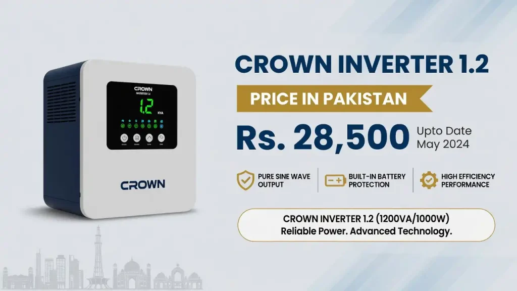 Crown Inverter 1.2 Price in Pakistan