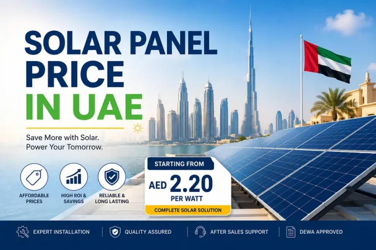 solar panel price in uae