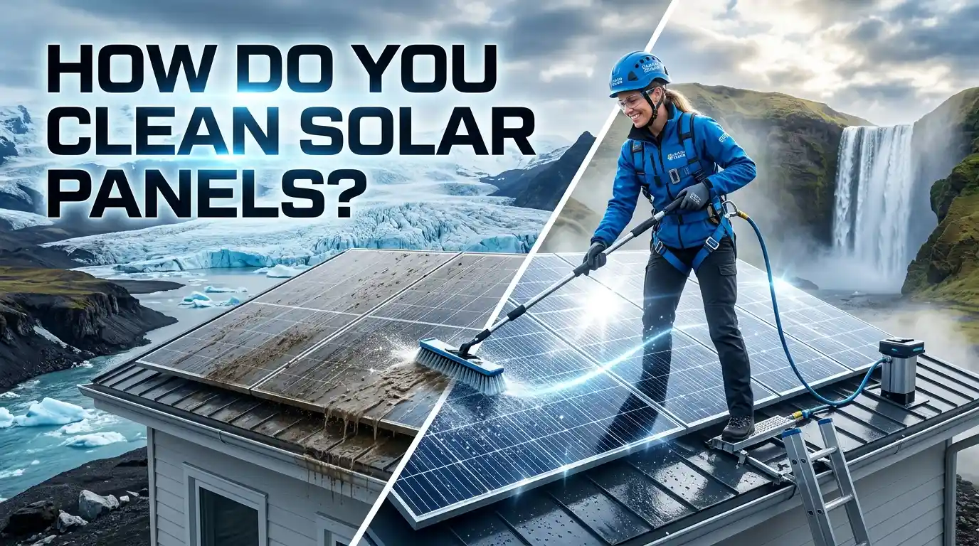 how do you clean solar panels