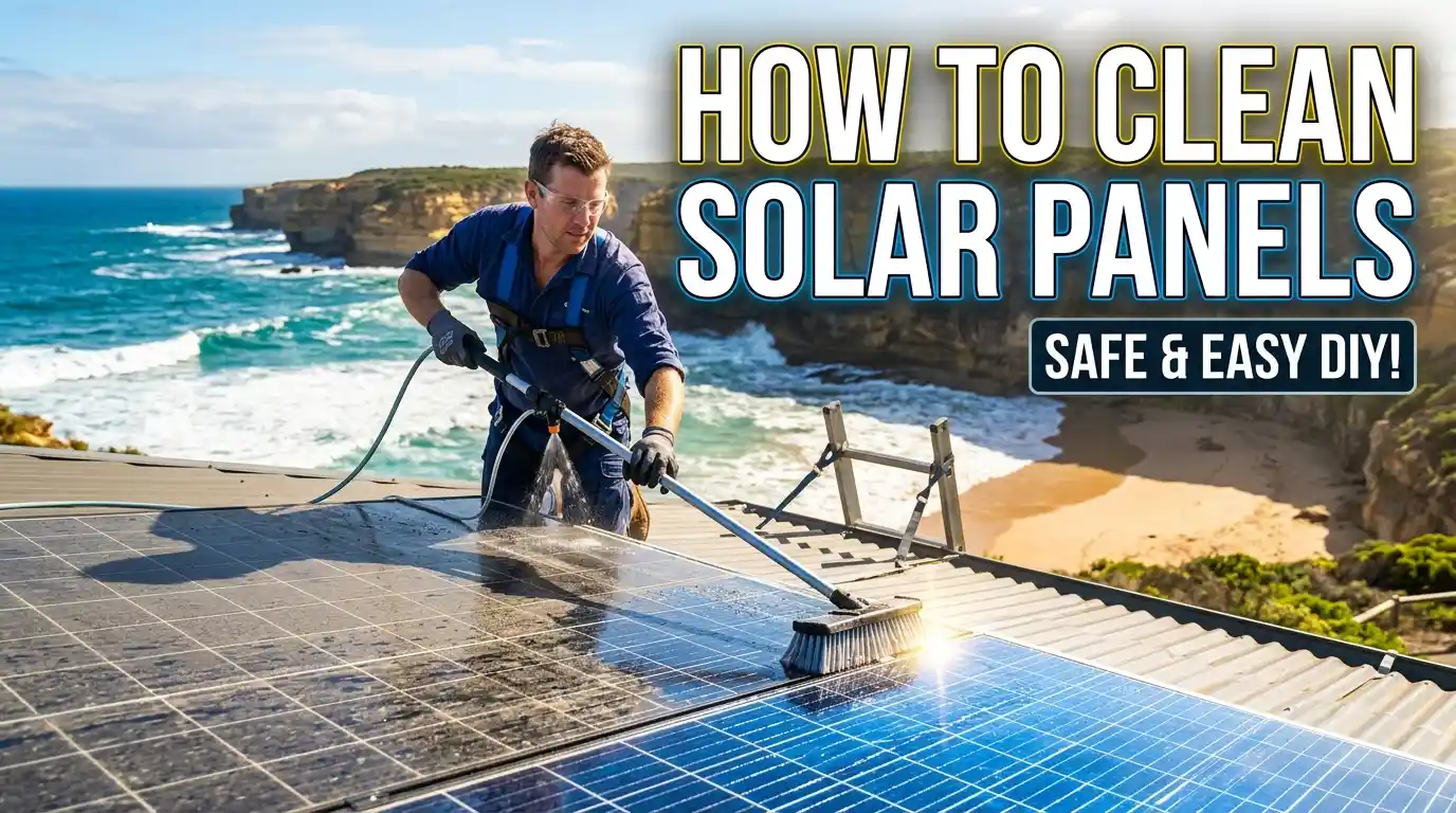how to clean solar panels​