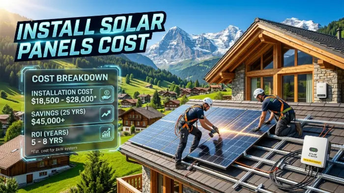 install solar panels cost​

