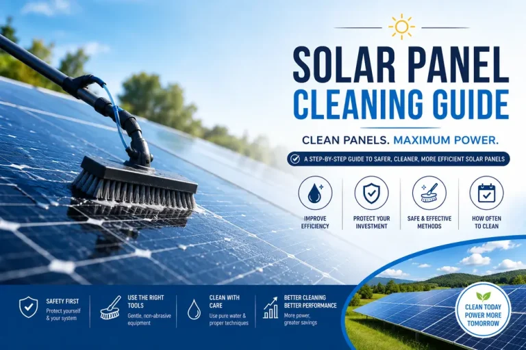 solar panel cleaning guide