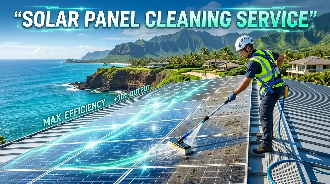 solar panel cleaning service​