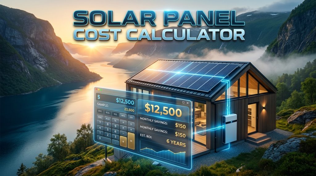 solar panel cost calculator