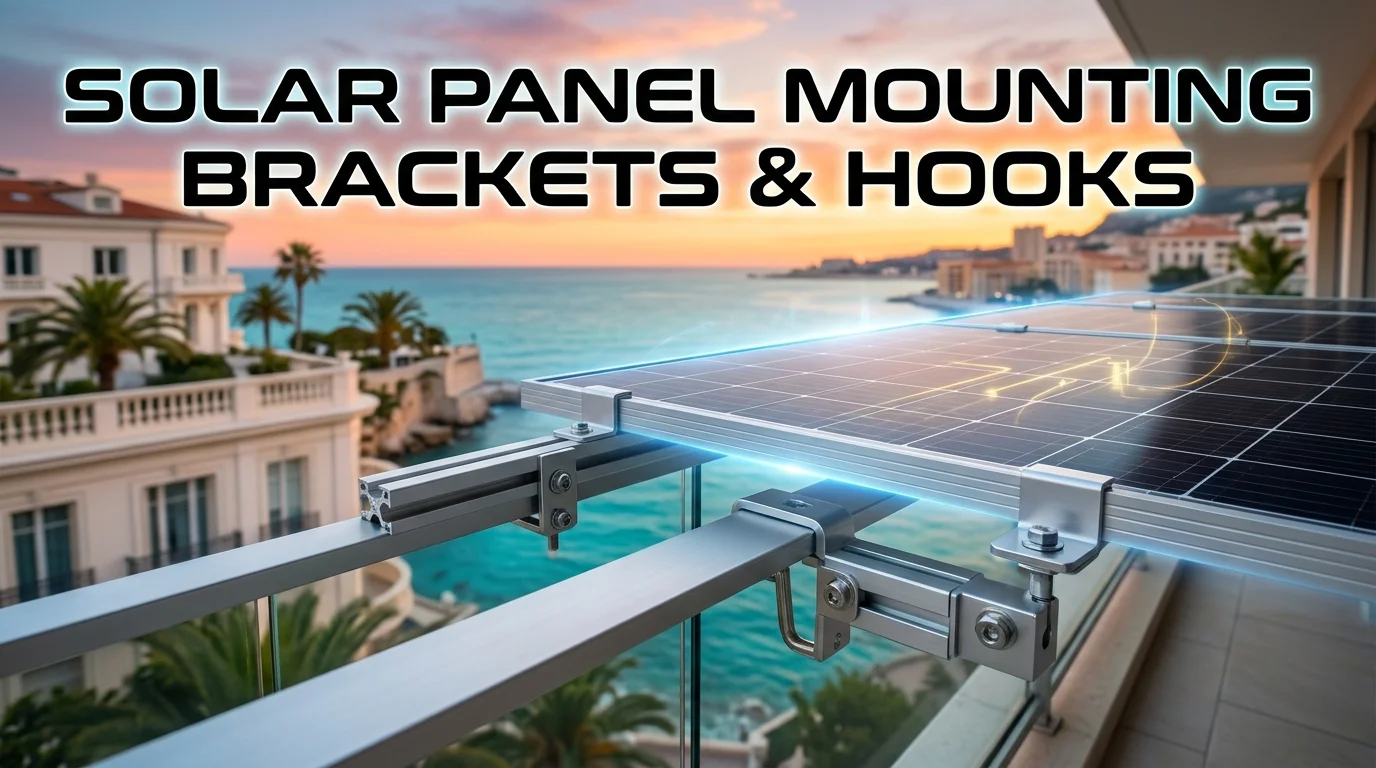 solar panel mounting brackets hooks balcony
