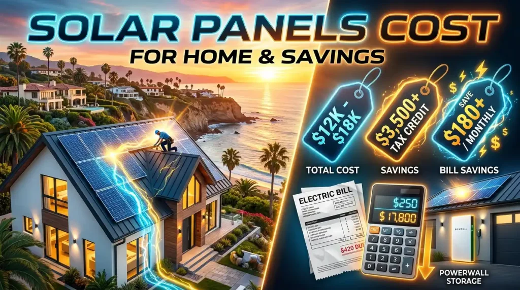 solar panels for home solar panels cost​